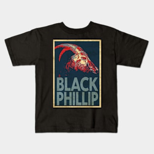 Black Phillip vintage Kids T-Shirt